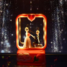 Romantic LED Love Couple Decorative Night Lamp Showpiece (1 Pc) - justgrabit.in | Just Grab It