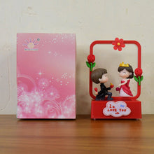 Romantic Couple Figurine with LED Light Showpiece (1 Pc) - justgrabit.in | Just Grab It
