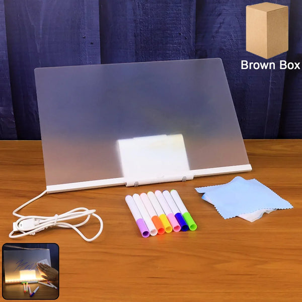 Illuminated LED Writing Board Set - justgrabit.in | Just Grab It