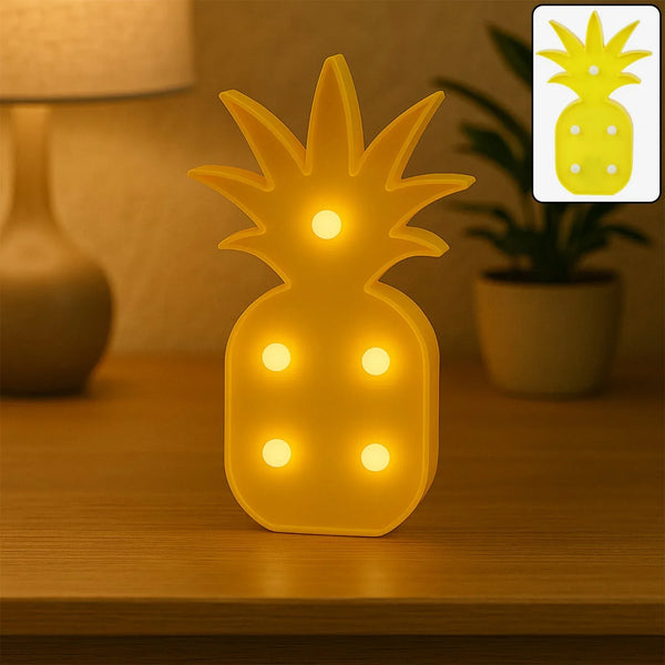 Pineapple Shaped LED Decorative Night Light (1 Pc) - justgrabit.in | Just Grab It