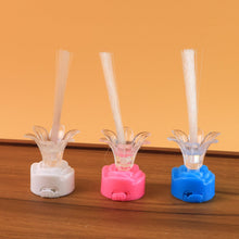 Multi - Color LED Fiber Optic Flower Night Lamps (Mix Color / 3 Pc) - justgrabit.in | Just Grab It