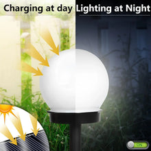 Solar - Powered LED Garden Globe Pathway Light (1 Pc) - justgrabit.in | Just Grab It