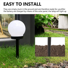Solar - Powered LED Garden Globe Pathway Light (1 Pc) - justgrabit.in | Just Grab It