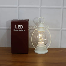 LED Decorative Storm Lantern Light (Battery Operated, Warm White Light) - justgrabit.in | Just Grab It