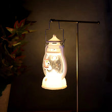 Mini LED Decorative Lantern with Santa Figurine & Handle (1 Pc) - justgrabit.in | Just Grab It