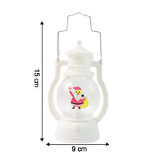 Mini LED Decorative Lantern with Santa Figurine & Handle (1 Pc) - justgrabit.in | Just Grab It