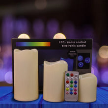 Premium 3 Piece LED Flameless Candle Set with Remote Control - Justgrabit Inc.