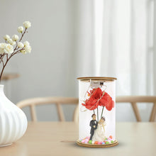 Wedding Couple with LED Rose Lamp (1 Pc) - justgrabit.in | Just Grab It