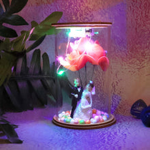 Wedding Couple with LED Rose Lamp (1 Pc) - justgrabit.in | Just Grab It
