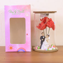 Wedding Couple with LED Rose Lamp (1 Pc) - justgrabit.in | Just Grab It