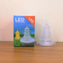 Premium LED Crystal Pagoda Decorative Light (1 Pc) - Justgrabit Inc.