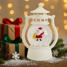Mini LED Decorative Lantern with Santa Figurine (1 Pc) - justgrabit.in | Just Grab It