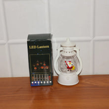 Mini LED Decorative Lantern with Santa Figurine (1 Pc) - justgrabit.in | Just Grab It