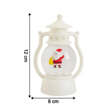 Mini LED Decorative Lantern with Santa Figurine (1 Pc) - justgrabit.in | Just Grab It