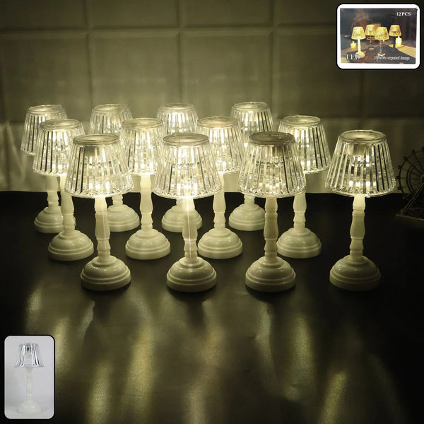 LED Crystal Table Lamps (12 Pc) - justgrabit.in | Just Grab It