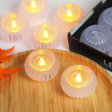Set of 12 LED Crystal - Effect Flameless Smokeless Decorative Candles - Justgrabit Inc.