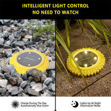 Solar Garden Decorative LED Ground Lights (2 Pc Set) - justgrabit.in | Just Grab It