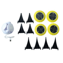 Solar Garden Decorative LED Ground Lights (2 Pc Set) - justgrabit.in | Just Grab It