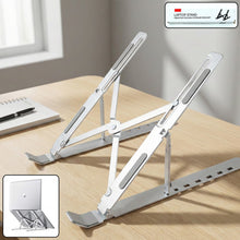 Foldable Adjustable Laptop Stand for Desk and Table Use - justgrabit.in | Just Grab It