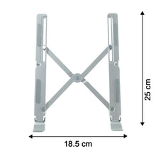 Foldable Adjustable Laptop Stand for Desk and Table Use - justgrabit.in | Just Grab It