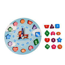 Aditi Wooden Educational Learning Clock Toy with Movable Hands - Justgrabit Inc.