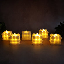 Decorative LED Bubble Candles (6 Pc / Set) - justgrabit.in | Just Grab It