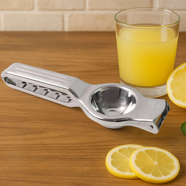 Supermom 2 - in - 1 Heavy Duty Stainless Steel Lemon Squeezer with Built - in Bottle Opener - Justgrabit Inc.