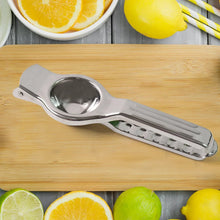 Supermom 2 - in - 1 Heavy Duty Stainless Steel Lemon Squeezer with Built - in Bottle Opener - Justgrabit Inc.