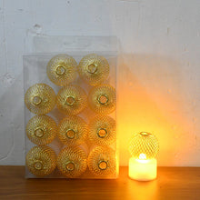 LED Ball Shaped Decorative Light with Mesh Cover (12 Pc / Set) - justgrabit.in | Just Grab It