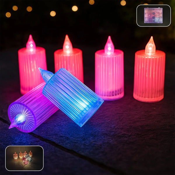 Decorative Flameless Electronic LED Candle Light Set (6 Pc) - Justgrabit Inc.
