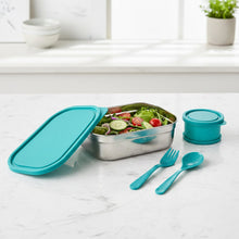 Premium Stainless Steel Lunch Box Set - justgrabit.in | Just Grab It