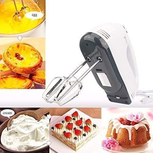 Compact Hand Electric Mixer / Blender for Whipping / Mixing with Attachments - Justgrabit Inc.