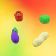 Mini Cute Vegetable & Fruit Erasers (4 Pc): Pencil Rubbers for Kids - Justgrabit Inc.