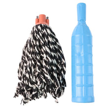 Plastic Mop Refill with Handle Grip – Durable Cotton Yarn Floor Cleaning Mop Head for Household and Commercial Use - Justgrabit Inc.