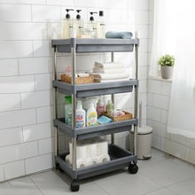 4 - Layer Rolling Storage Cart with Wheels Set - justgrabit.in | Just Grab It