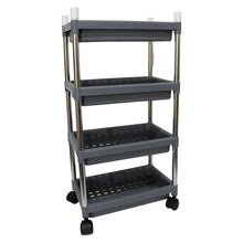 4 - Layer Rolling Storage Cart with Wheels Set - justgrabit.in | Just Grab It