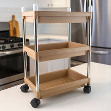 3 - Layer Multipurpose Storage Trolley - justgrabit.in | Just Grab It