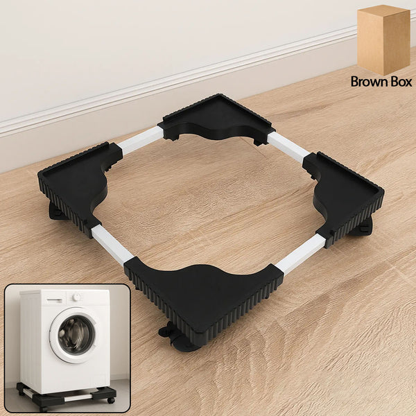 Adjustable Washing Machine & Refrigerator Stand (67×67 cm ,1 Pc) - justgrabit.in | Just Grab It