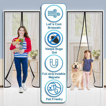 Magic Mesh Hands - Free Screen Door Instant Opening (1 Set) - justgrabit.in | Just Grab It
