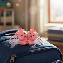 Cute Couple Bear Shape 2 - in - 1 Keychain Set (2 Pieces Set) - justgrabit.in | Just Grab It