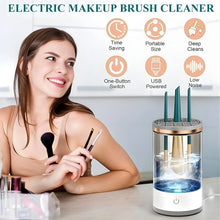 Electric Makeup Brush Cleaner and Dryer – Automatic USB Rechargeable Brush Washing Machine - justgrabit.in | Just Grab It