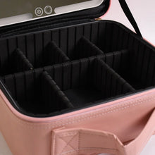 Pink Premium LED Light Makeup Organizer Box (1 Pc) - Justgrabit Inc.