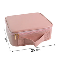Pink Premium LED Light Makeup Organizer Box (1 Pc) - Justgrabit Inc.