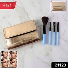 4 - in - 1 Professional Makeup Brush Set (1 Pc) - justgrabit.in | Just Grab It