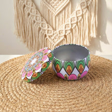Premium Decorative Mandala Printed Metal Candle Container (1 Pc) - justgrabit.in | Just Grab It