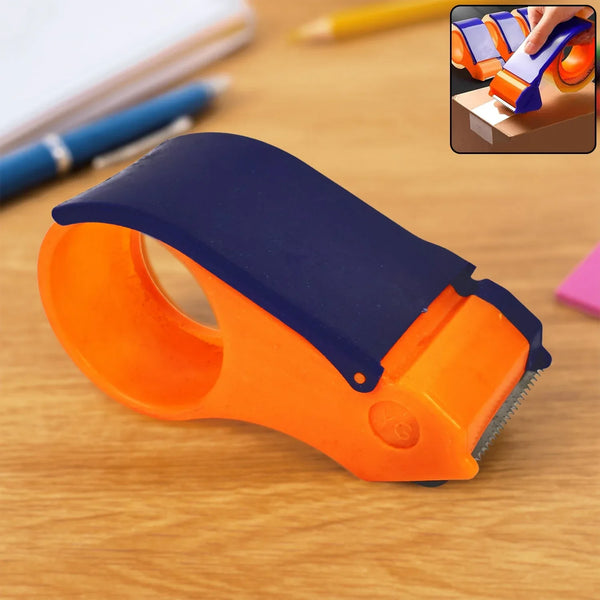 60mm Hand Tape Dispenser Packing Packaging Boxes Roll Roller Cutter - justgrabit.in | Just Grab It