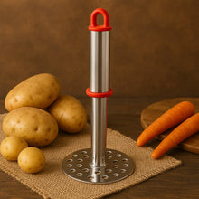 Stainless Steel Potato Masher with Ergonomic Handle (17cm / 1 Pc) - Justgrabit Inc.