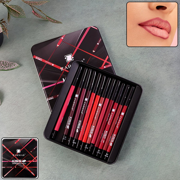 Matte Lipstick Pencil (Set of 12 Pc) - justgrabit.in | Just Grab It