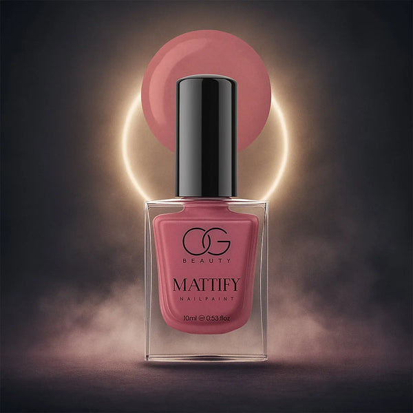 OG Beauty Perfect Pink Mattify Nail Paint (10 ML / 1 Pc) - justgrabit.in | Just Grab It
