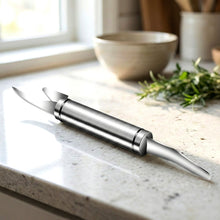 Stainless Steel Fruit & Vegetable Corer and Slicer Tool (1 Pc) - justgrabit.in | Just Grab It